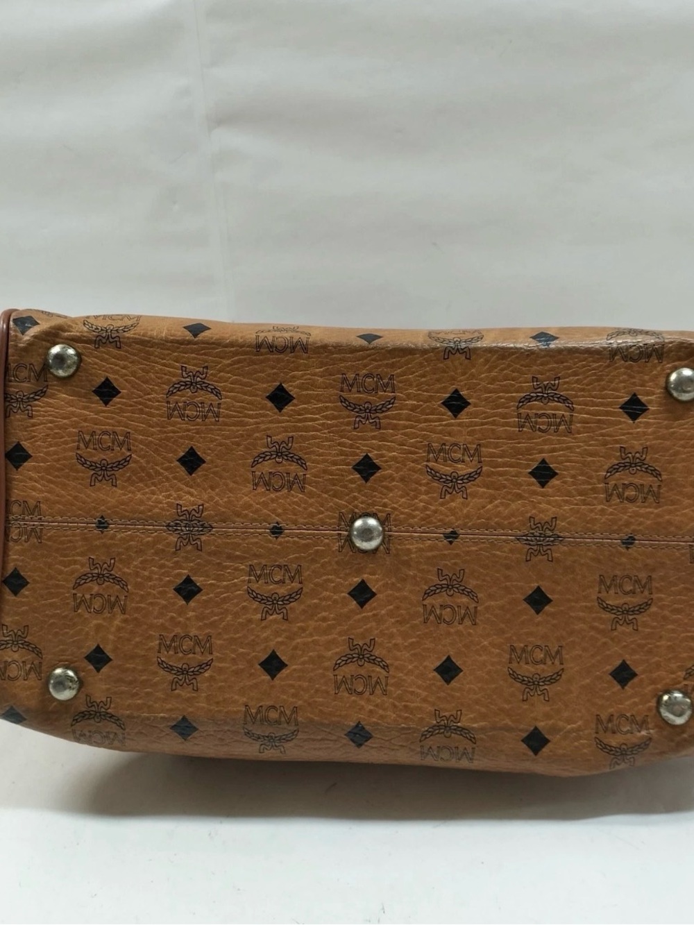 MCM Handbag Brown Leather - Picture 9 of 14